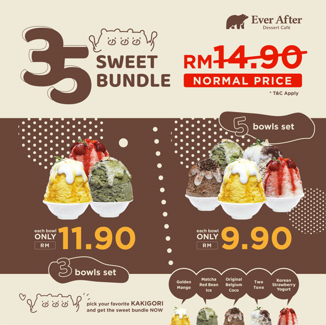 Ever After Dessert Cafe Menu Malaysia & Prices list updated