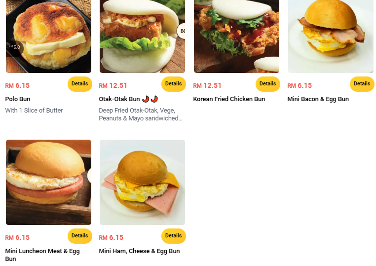 FOO FEE BUN & BAO PRICES