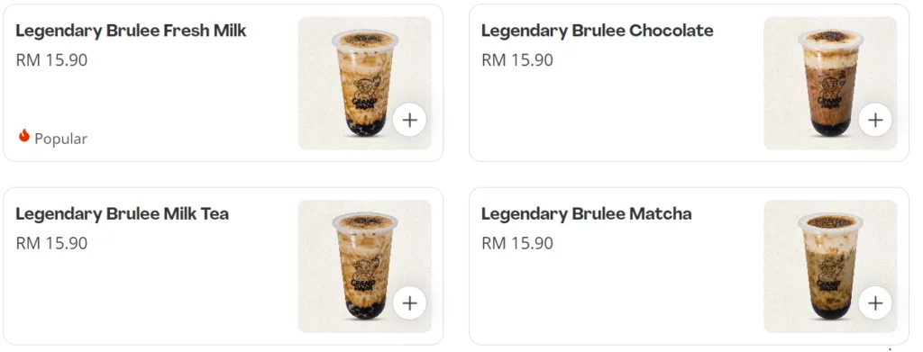 GRAND PAPA LEGENDARY BRULEE PRICES