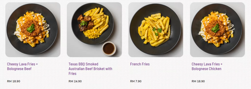 MENU PURPLE MONKEY GRILL SPECIAL & SNACKS PRICES