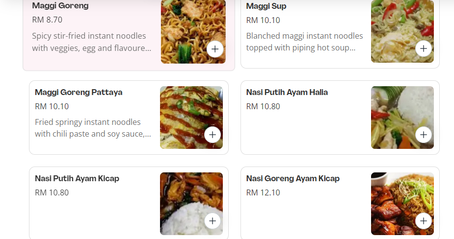 MERDEKA CORNER NOODLES PRICES