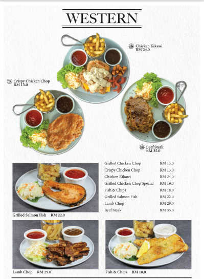 MURNI DISCOVERY WESTERN MENU PRICES