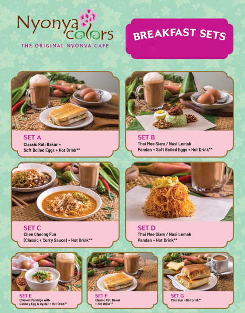 Nyonya Colors Menu Malaysia & Prices list updated