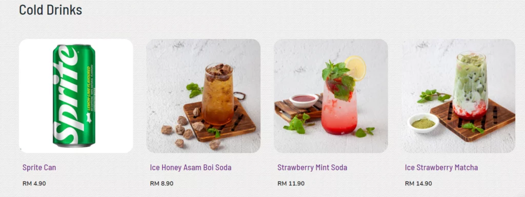 PURPLE MONKEY BEVERAGES PRICES