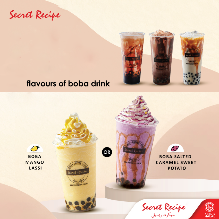 SECRET RECIPE BOBA SERIES PRICES