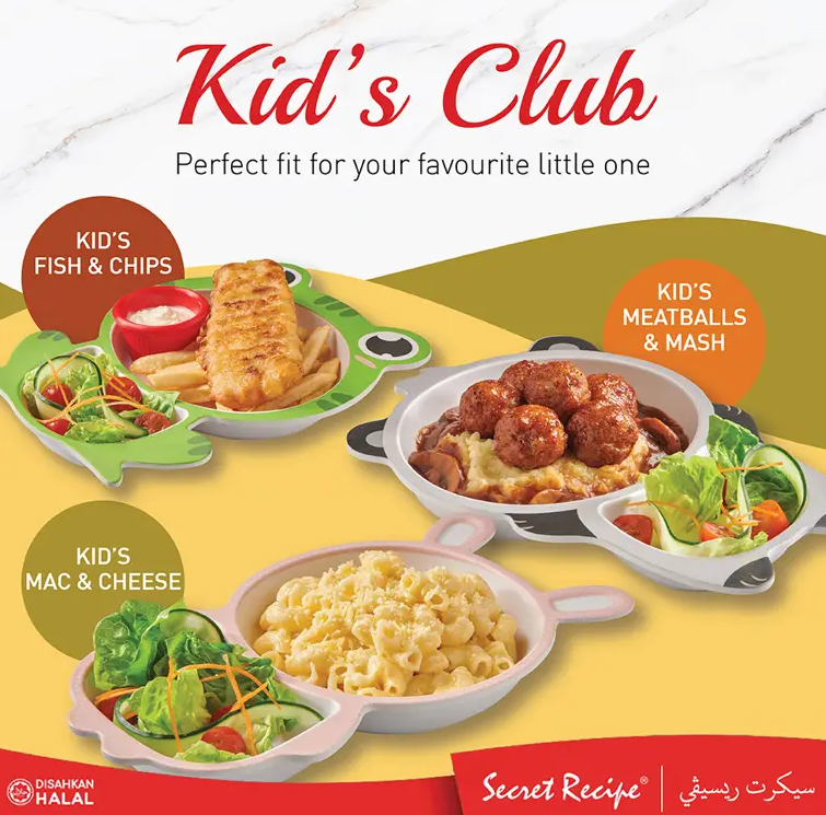 SECRET RECIPE KIDS’S CLUB PRICES