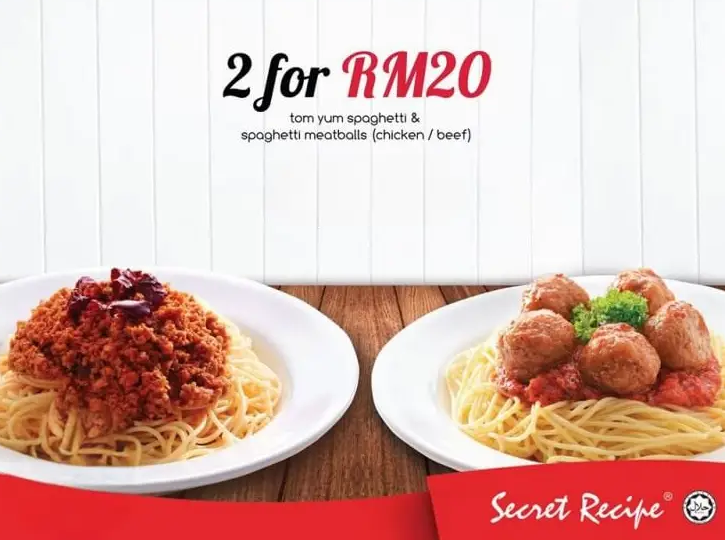 SECRET RECIPE PASTA PRICES