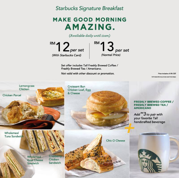 Starbucks Menu Malaysia & Prices