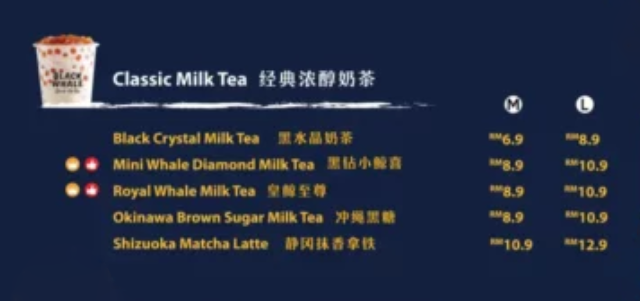 THE BLACK WHALE ROYAL MIL TEA MENU PRICES