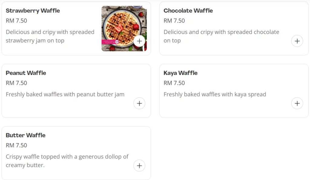 TUNE TALK WAFFLES PRICES