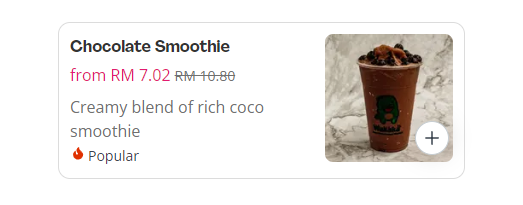 WAKAKA CHOCOLATE SMOOTHIES SERIES PRICES