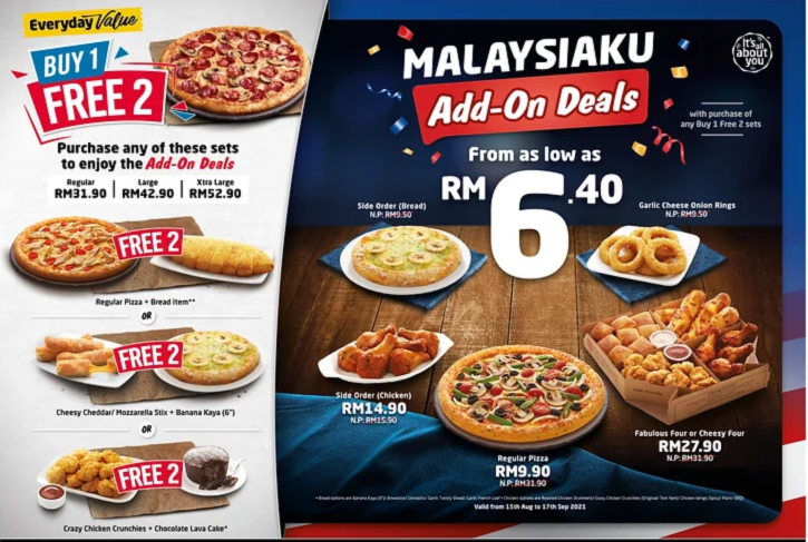 Domino’s Menu Malaysia & Prices list updated