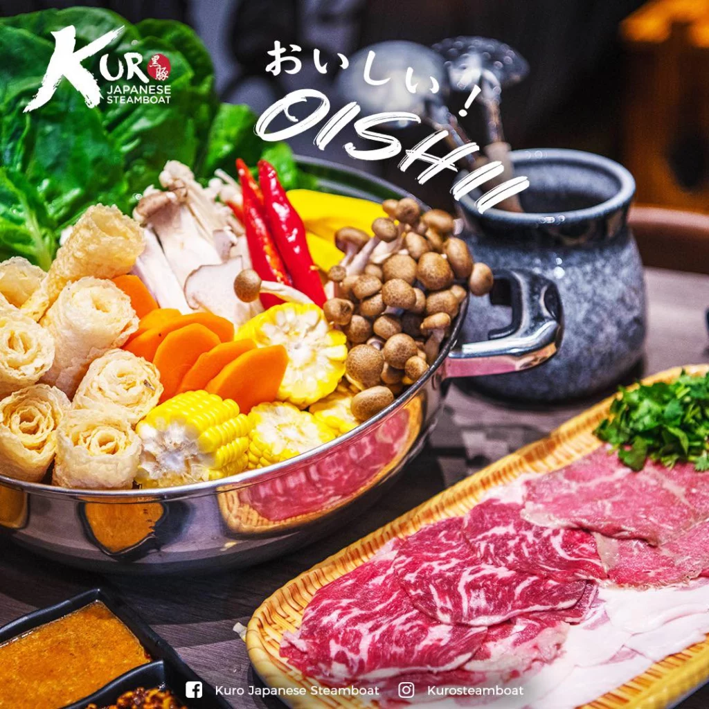 Kuro Japanese Steamboat Menu Malaysia & Prices