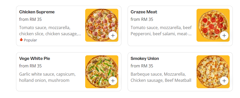 MENU MIKER PIZZA PREMIUM PIZZA PRICES