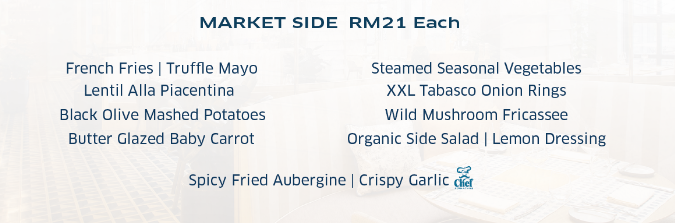 NIZZA MARKET SIDES 18 PRICES