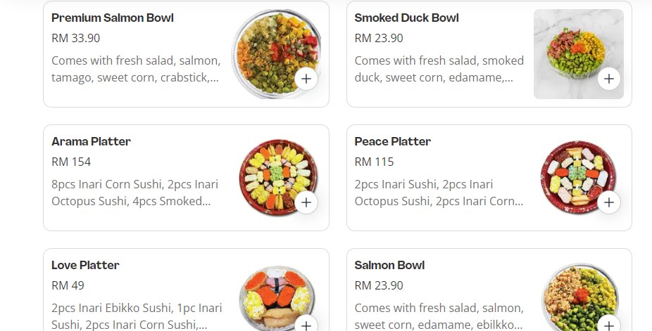 OCHAKING OCHA POKE BOWL PRICES