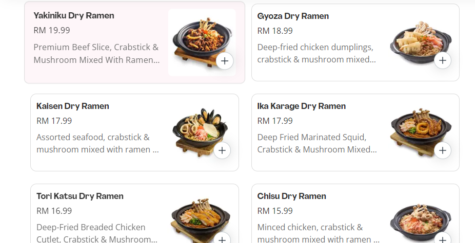 SAKAE SUSHI RAMEN PRICES