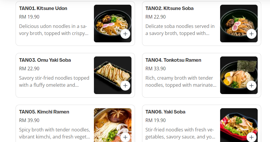 SHUNKA NOODLES PRICES