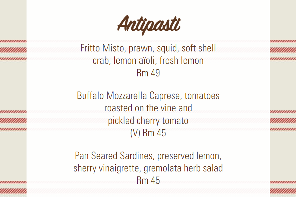 STRATO ANTIPASTI PRICES