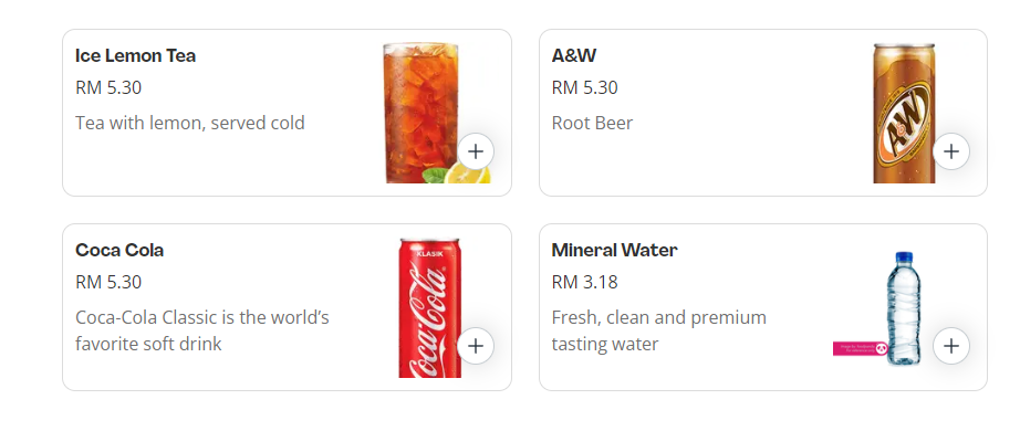 SUSHI JIRO BEVERAGES PRICES