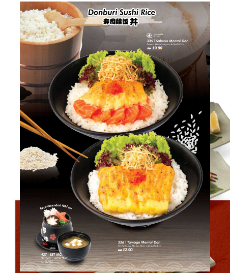 SUSHI YA DONBURI SUSHI RICE PRICES