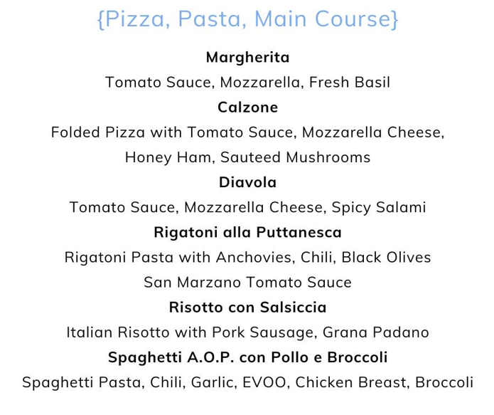 TRATTORIA DACRISTIAN PIZZE CLASSICHE PRICES