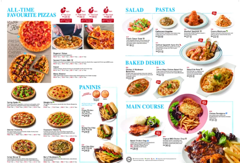 Vivo Pizza Menu Malaysia & Prices list updated