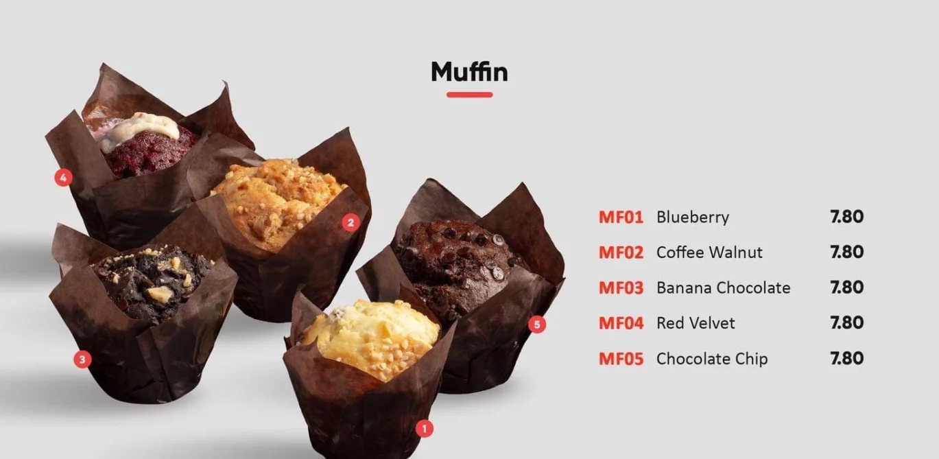 Big Tas Tea Muffins Menu Prices