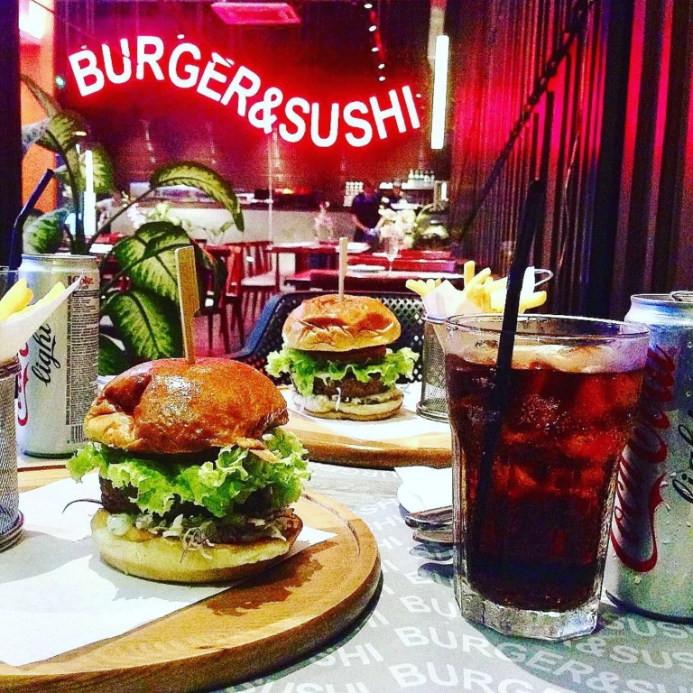 Burger & Sushi Menu