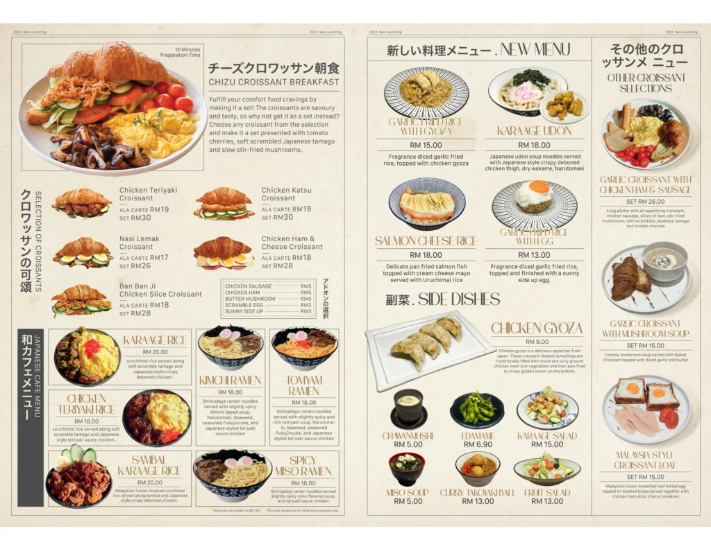 Chizu Menu