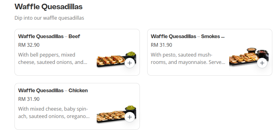 Dipndip Waffle Quesadillas Prices