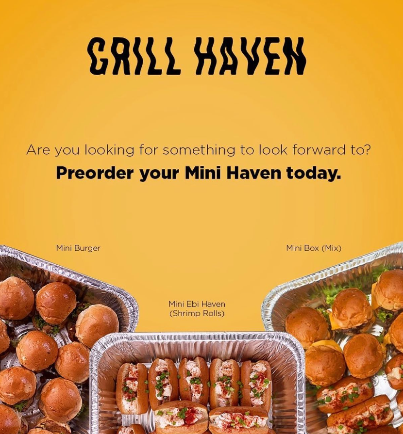 Grill Haven Minis Menu Prices