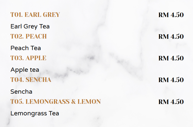 Hog Kitchen Tea Prices