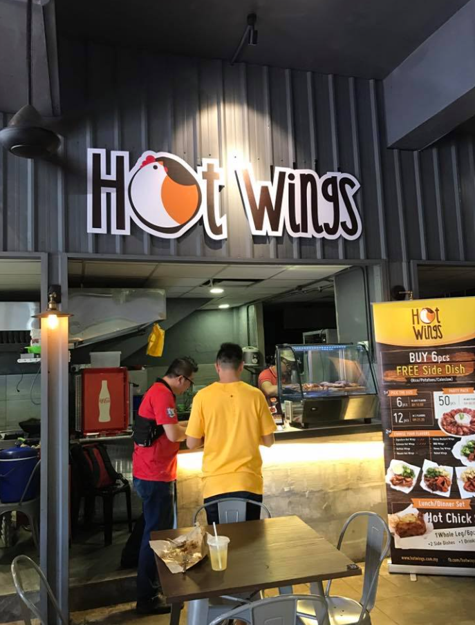 Hot Wings Menu