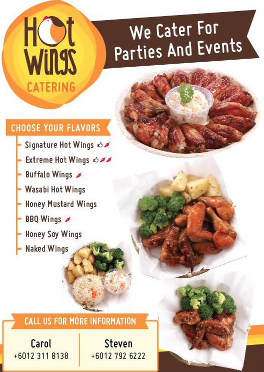 Hot Wings - Wings Menu Prices