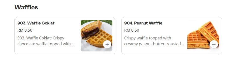 Icon Brewings Waffles Prices