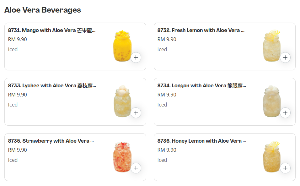 Kim Gary Aloe Vera Beverages Prices