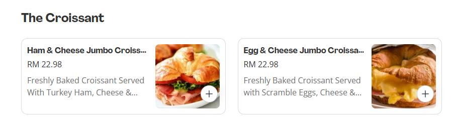 Kopi Home The Croissant Prices