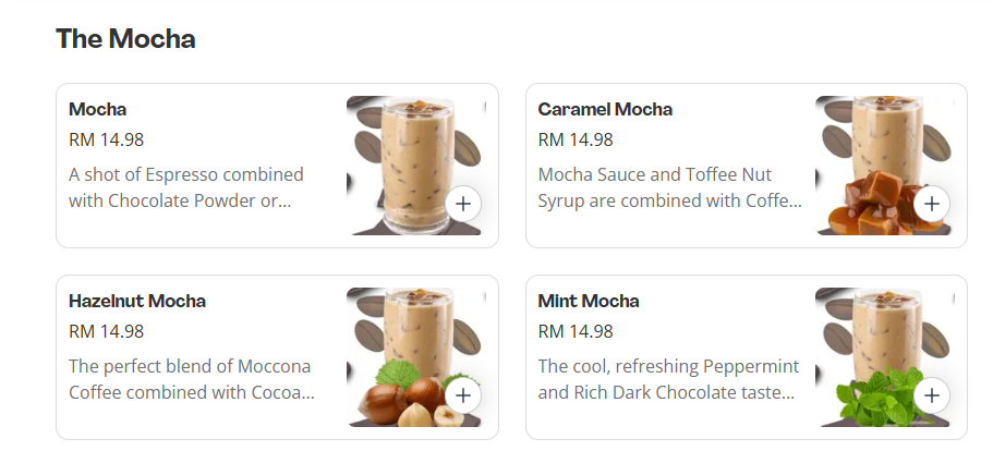 Kopi Home The Mocha Prices