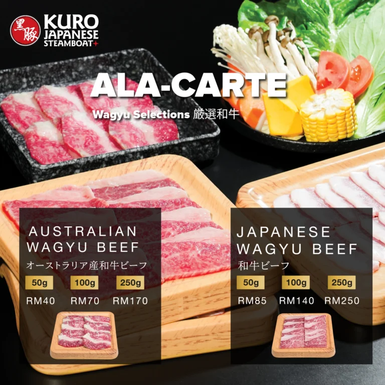 Kuro Japanese Steamboat Menu