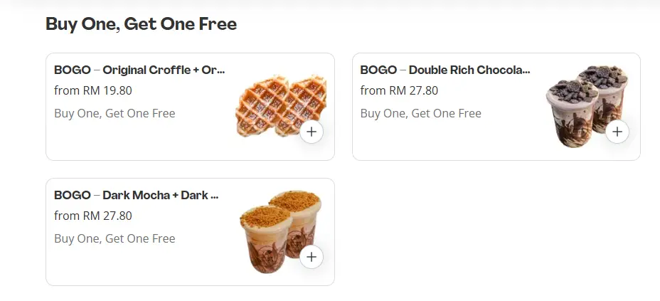 Madam Croffle BOGO Deals Menu Prices