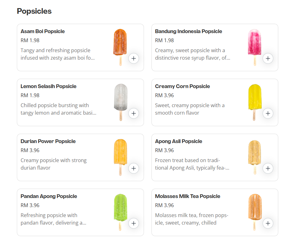 Mokti’s Popsicles Prices