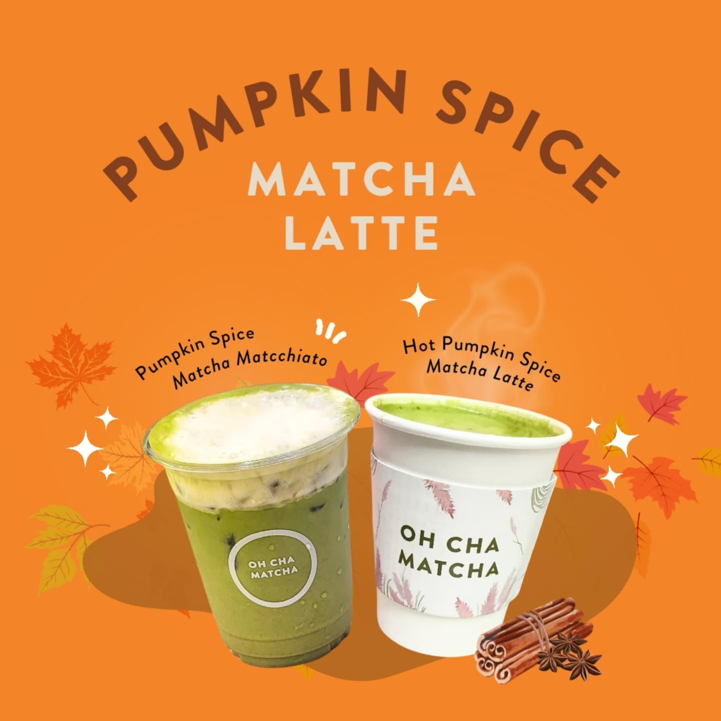 Oh Cha Matcha Menu