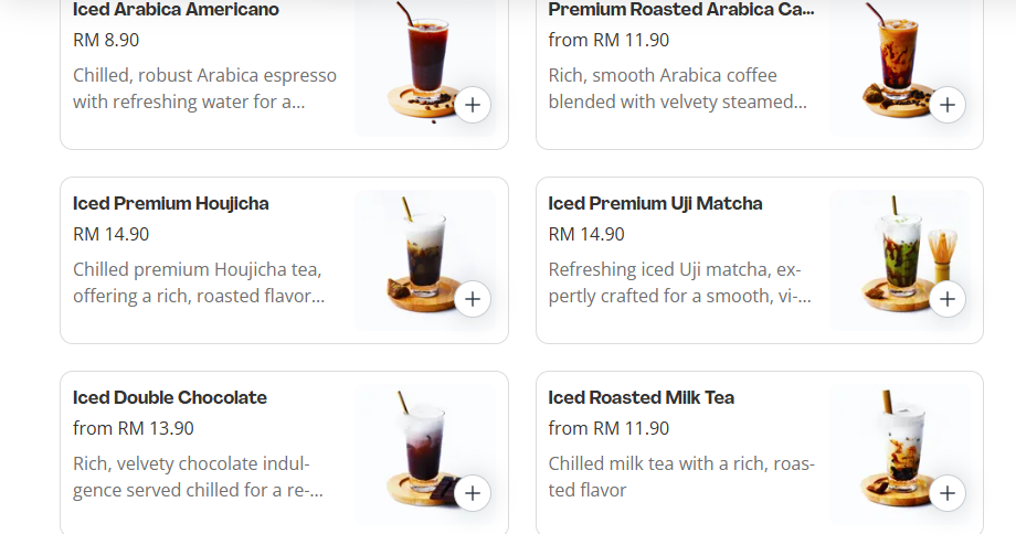 Omulab Dessert & Beverages Menu Prices