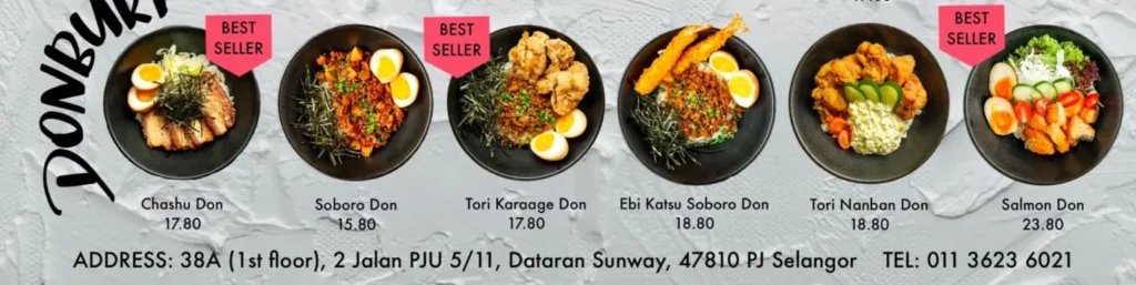 Sanyoso Mazesoba Donburi Prices