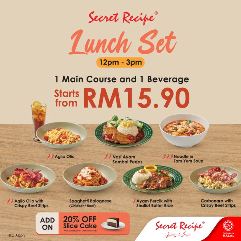 Secret Recipe Menu