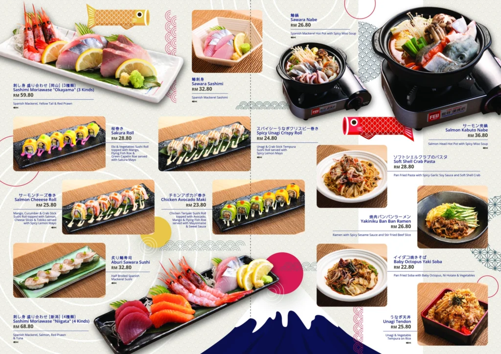 Sushi Tei Menu