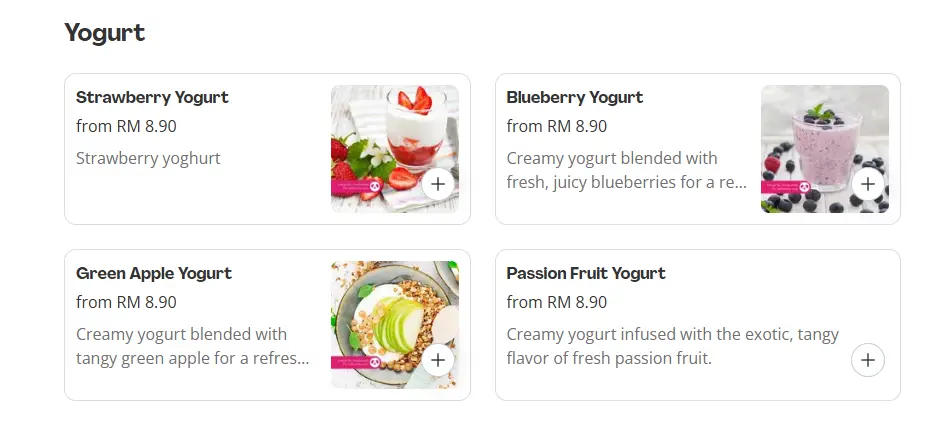 Tea time Yogurt Prices