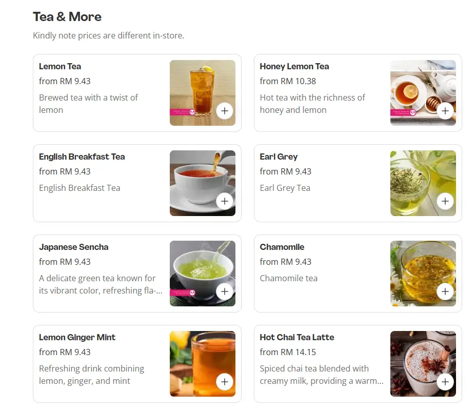 Tedboy Tea & More Prices