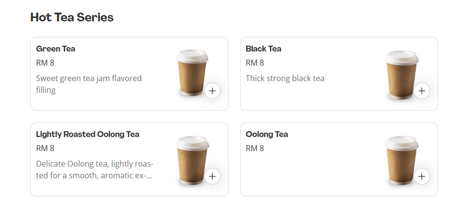 Xing Fu Tang Hot Tea Series Prices